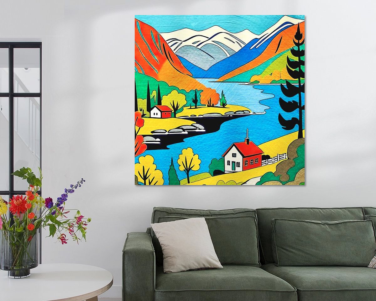 Example of the artwork in a room