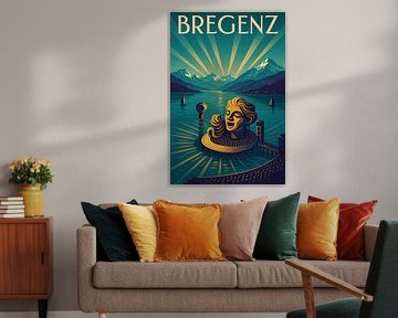 Bregenz Art Deco Poster - Bodensee-Eleganz