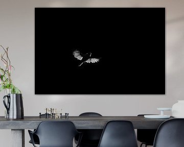 Oiseau dans l'obscurité sur Alien Waaijman
