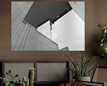 Geometric facades in the white town of Conil de la Frontera by Silva Wischeropp