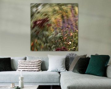 Malerei das Licht der lila Blumen Nummer 2
