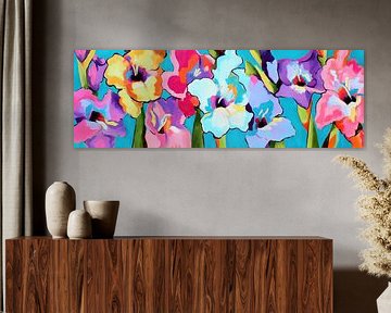 Bunte Blüten in Harmonie