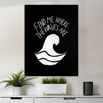 Surfing black and white by HelloHappylife