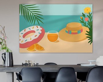 strandsommer grafik von Armin Mumper