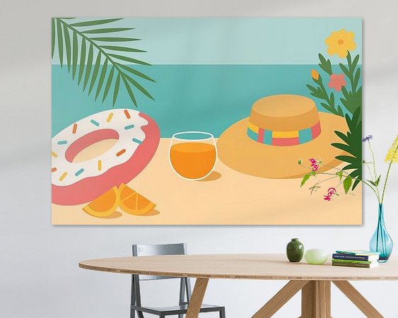 Example of the artwork in a room