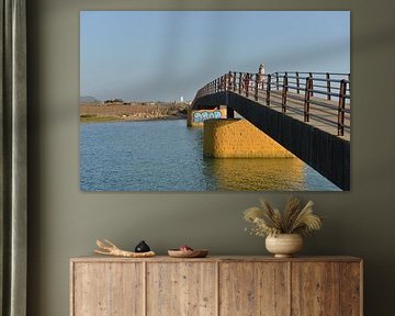 Enchanting river bridge in Conil de la Frontera by Silva Wischeropp