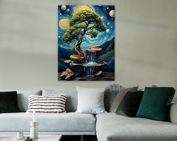 Starry Night Bonsai by Rizal Azhari