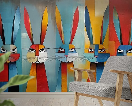 Example of the artwork in a room