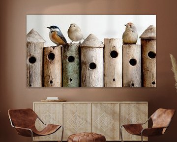 Les oiseaux et leurs maisons