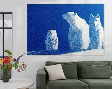 Wachters van het noorden van Vlindertuin-Art