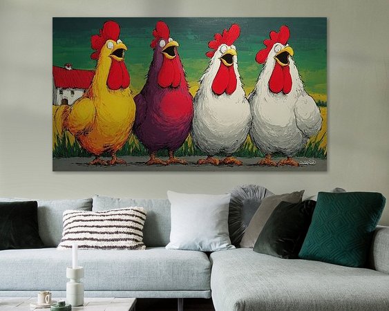 Example of the artwork in a room