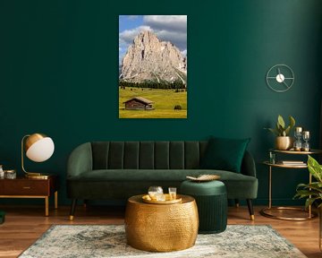Langkofel auf der Seiser Alm von Dirk Rüter