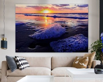 Dromerige zonsondergang op Schiermonnikoog van Dan Photo Shaman