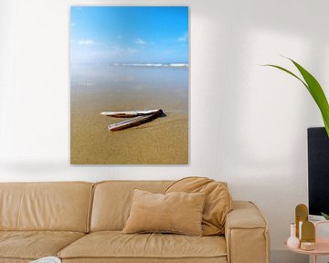 Rasierklingen in der Brandung von Terschelling von Dan Photo Shaman