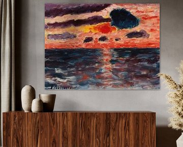 Coucher de soleil, Borkum, Alexej von Jawlensky