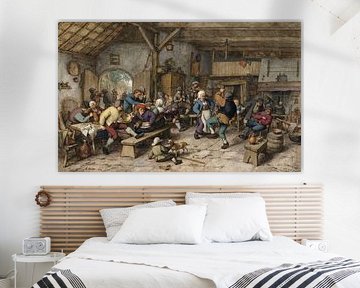 Innenraum des Bauerngasthauses Adriaen van Ostade