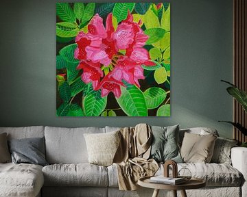 Red Flower by Nelleke Bruno