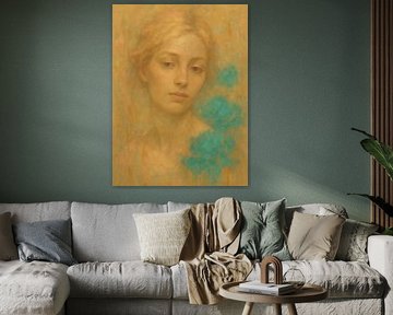 Melancholische Eleganz in Blau