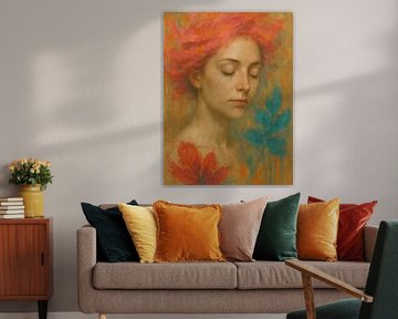 Whisper of Rose and Blue by coretan tangan