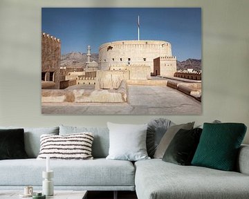Historisches Fort unter klarem Himmel