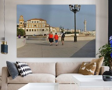 Prachtvolle Küstenpromenade in Cádiz von Silva Wischeropp