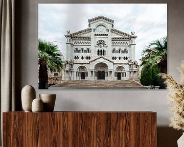 Church where Grace Kelly is buried in Monaco. by Brian Morgan
