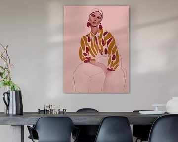 Portrait de mode moderne sur Carla Van Iersel