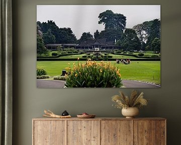 Majestic view of the central pavilion of Bogor Botanical Gardens by Frank Photos