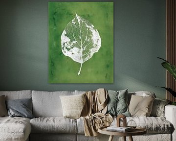 Monotype Leaf - Empreinte verte minimaliste