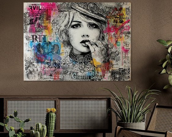 Example of the artwork in a room