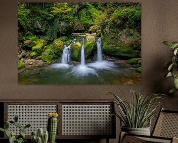 Een romatisch landschap van Schiessentümpel in het land Luxemburg van Karin Broekhuijsen