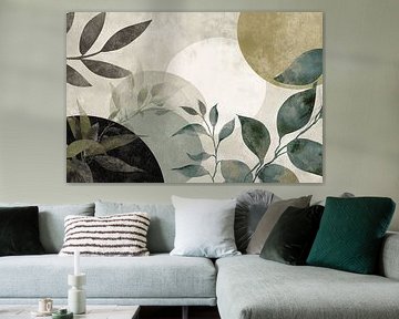 Leaf Abstract | Leaf Dance by ARTEO Paintings