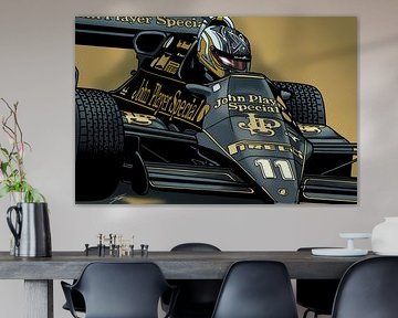 Zooming Into Racing Elegance: JPS F1 Masterpiece