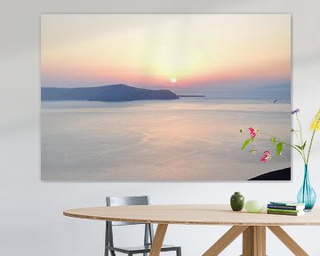 Coucher de soleil de rêve à Santorin sur Jibit Ermin