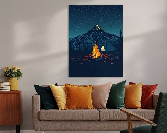 Example of the artwork in a room