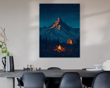 Starry Night Fire by Rizal Azhari