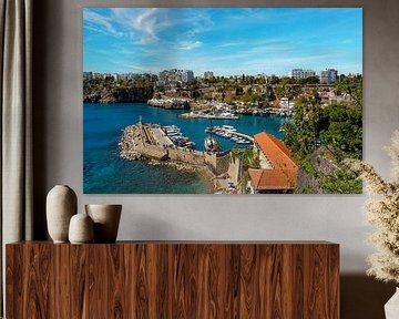 Kaleici harbour Antalya from above by Photo Art Thomas Klee