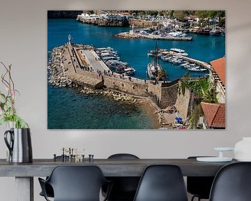 Antalya harbour with turquoise sea by Photo Art Thomas Klee