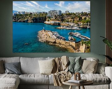 Historic old town of Antalya on the Mediterranean by Photo Art Thomas Klee
