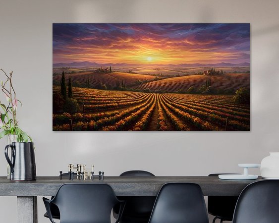 Example of the artwork in a room