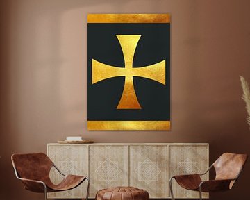 Croix de Crussaders en or