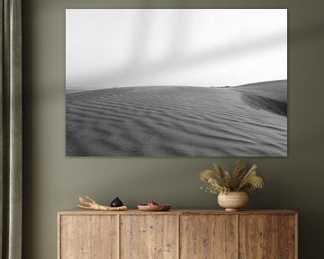 Oman desert black and white by Jim Plaum
