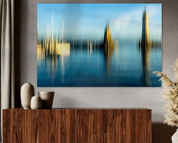 Abstraction Port de Lindau sur Dieter Walther