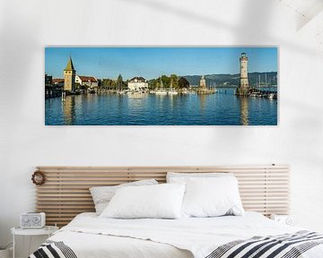 Panorama harbour Lindau