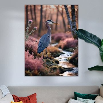 Reiger aan de Bosrand