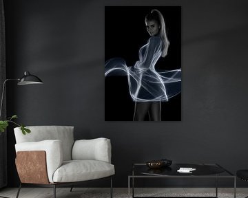 Frau Neonlichttanz
