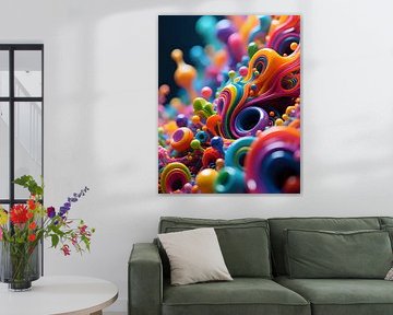 Regenboog in een druppel