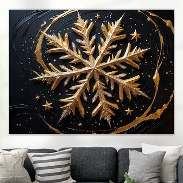 Eternal Frost - Goldene Schneeflocken Eleganz