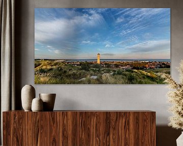 Panoramic photo of Terschelling-West