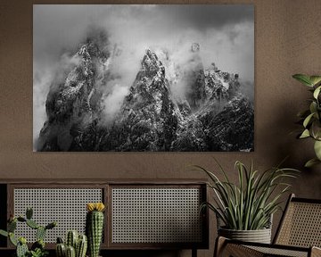 Majestueuze Dolomieten (Torri del Sella) van Max Schiefele
